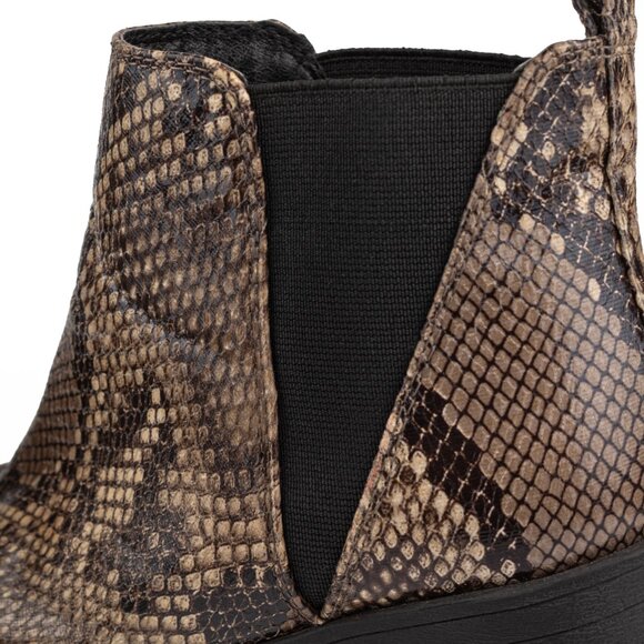 Dirty Laundry Lita Python Snake Print Chelsea Boots – Women’s 6 - Picture 6 of 14